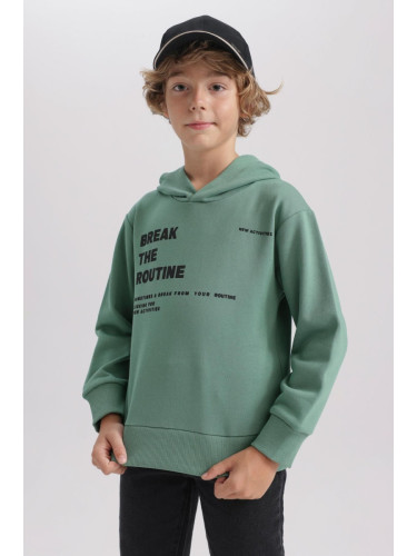 DEFACTO Boy New Regular Fit Hooded Sweatshirt