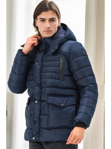 M8657 DEWBERRY MEN'S COAT-NAVY-1