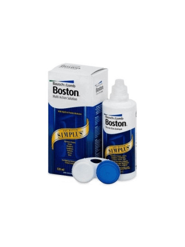 Разтвор за лещи BOSTON SIMPLUS MULTI-ACTION SOLUTION 120 ML + Контейнер