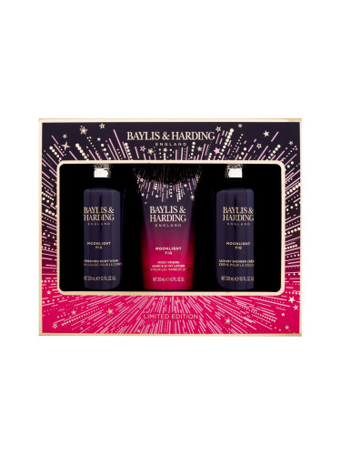 Baylis & Harding Moonlight Fig Подаръчен комплект Душ гел 300 ml + лосион за тяло 200 ml + душ крем 300 ml