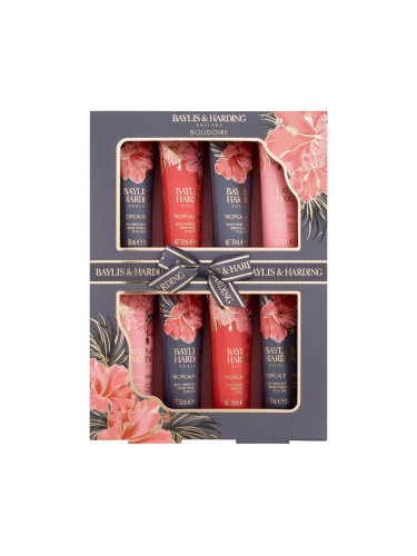 Baylis & Harding Boudoire Tropical Paradise Подаръчен комплект Крем за ръце и нокти 8 x 30 ml