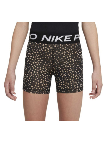 Nike NP DF 3IN SHORT ANML AOP Спортни шорти за момичета, черно, размер