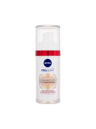 Nivea Luminous 630 Antispot Anti-Age & Spot Serum Серум за лице за жени 30 ml увредена кутия