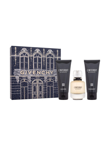 Givenchy L'Interdit Подаръчен комплект EDP 50 ml + лосион за тяло 75 ml + душ масло 75 ml