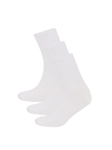 DEFACTO Men's 3-Pack Cotton Ankle Socks