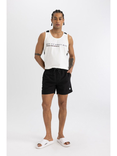 DEFACTO Mesh Lined Short Length Swim Shorts