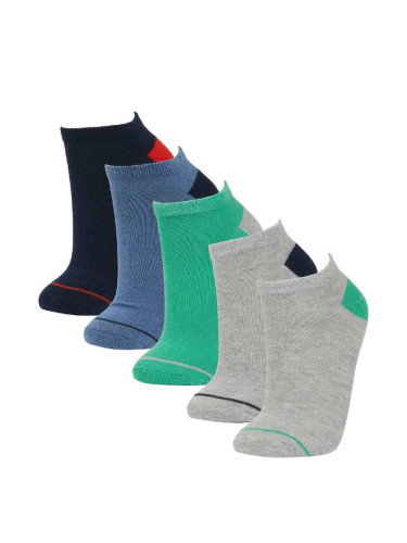 DEFACTO Size 5-Pack Cotton Ankle Socks