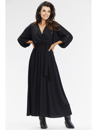Awama Woman's Dress A670 Black