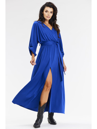 Awama Woman's Dress A670 Blue