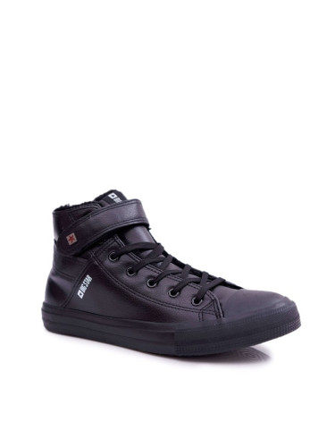 Men's high insulated sneakers Big Star - black