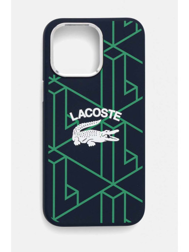 Кейс за телефон Lacoste iPhone 15 Pro Max 6.7 в тъмносиньо LCHMP15XSBIV