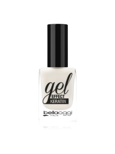 bellaoggi Gel Effect Keratin Nail Polish лак за нокти цвят White Angel 10 мл.