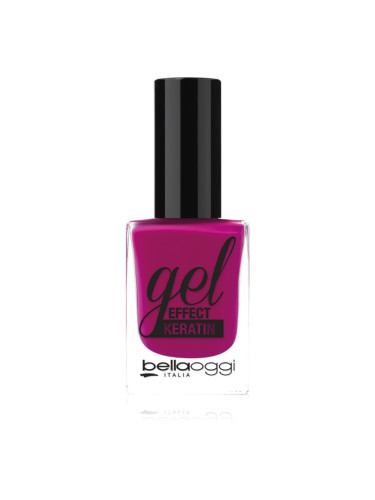 bellaoggi Gel Effect Keratin Nail Polish лак за нокти цвят Dhalia 10 мл.