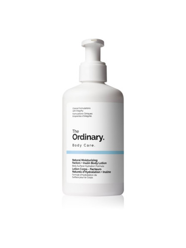 The Ordinary Natural Moisturizing Factors + Inulin Body Lotion дълбоко хидратиращо мляко за тяло 240 мл.