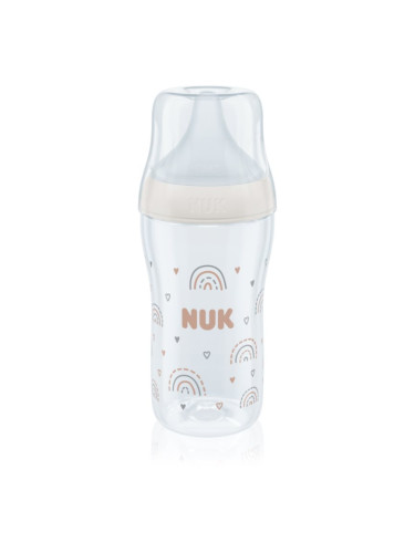 NUK Perfect Match шише с контрол на температурата White 260 мл.