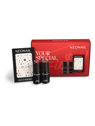 NEONAIL Your Special Trio UV Gel Polish & Stickers Set подаръчен комплект (за нокти)