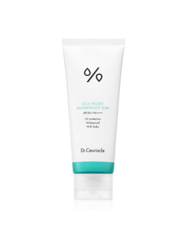 Dr.Ceuracle Cica Regen Waterproof Sun водоустойчив крем за лице за изкуствен тен SPF 50+ 100 мл.