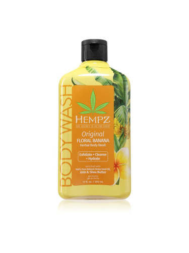 HEMPZ Floral Banana душ гел за тяло 500 мл.
