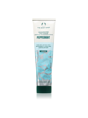 The Body Shop Peppermint Foot Scrub пилинг с мента пиперита 100 мл.