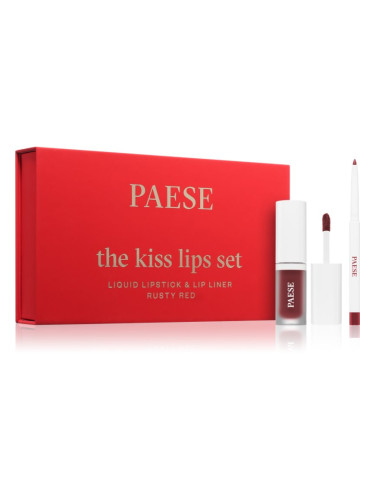 Paese The Kiss Lips Set Rusty Red подаръчен комплект 04 Rusty Red цвят