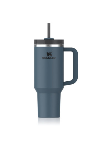 Stanley Quencher H2.O FlowState™ Tumbler неръждаема термочаша със сламка Blue Spruce 1180 мл.