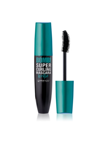 bellaoggi BOMB! Curling Mascara спирала за обем и извиване на мигли цвят Real Black 12.5 мл.