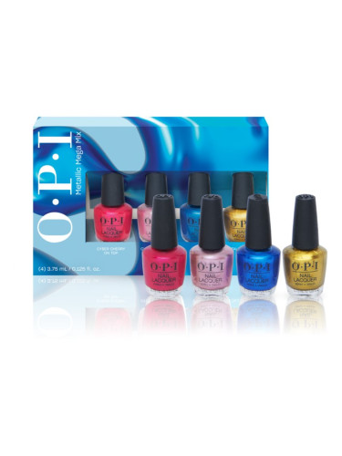 OPI Metalic Mega Mix Nail Lacquer подаръчен комплект (за нокти)