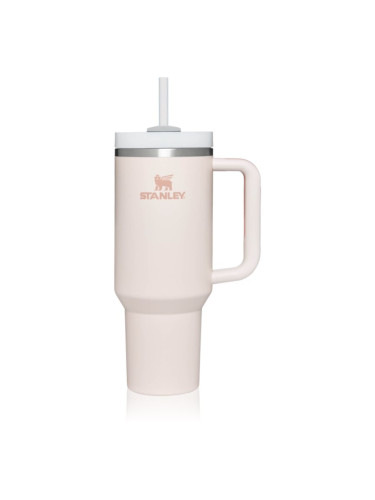 Stanley Quencher H2.O FlowState™ Tumbler неръждаема термочаша със сламка Rose Quartz 1180 мл.