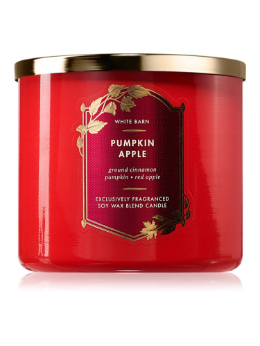 Bath & Body Works Pumpkin Apple ароматна свещ 411 гр.