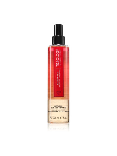 Teaology Body Mist Red Passion Tea спрей за тяло с аромат на екзотични плодове насипен чай 200 мл.