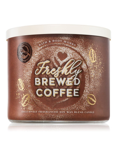 Bath & Body Works Freshly Brewed Coffee ароматна свещ 411 гр.