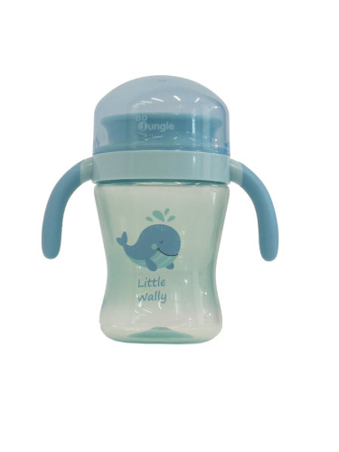 Bo Jungle Drinking Cup 360° преходна чаша 6m+ Little Whally 240 мл.