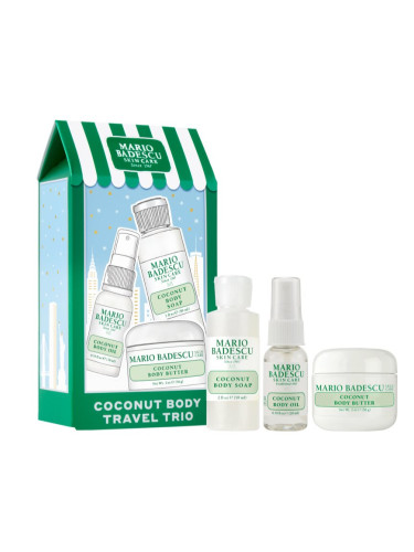 Mario Badescu Coconut Body Travel Trio подаръчен комплект за тяло