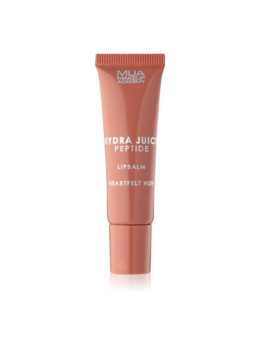 MUA Makeup Academy Hydra-Juice Peptide хидратиращ балсам за устни за блясък аромати Heartfelt Hun (Honey) 10 мл.