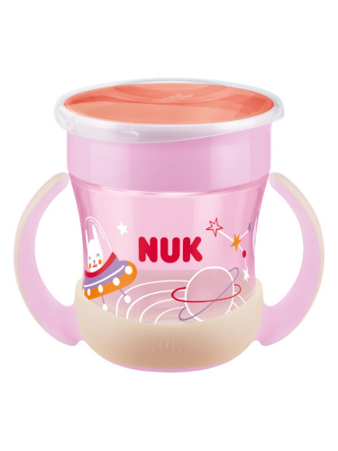 NUK Magic Cup Night чаша с дръжки 6m+ Pink 160 мл.