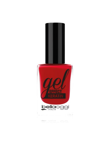 bellaoggi Gel Effect Keratin Nail Polish лак за нокти цвят Cherry Passion 10 мл.