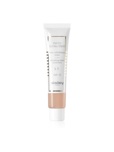 Sisley Phyto-Hydra Teint тониращ и хидратиращ крем-гел с озаряващ ефект SPF 15 цвят 1,5 Beige 40 мл.