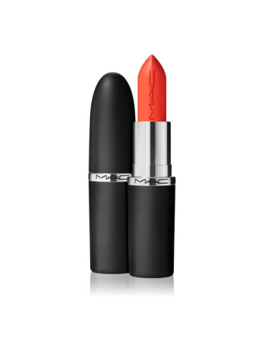 MAC Cosmetics MACximal Sleek Satin Lipstick кремообразно хидратиращо червило цвят Morange 3,5 гр.