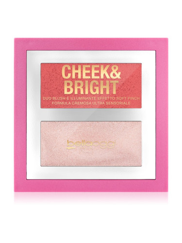 bellaoggi Cheek & Bright озаряващ руж цвят Posh Rose 5 гр.