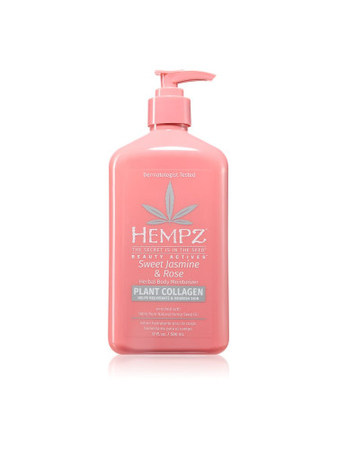 HEMPZ Sweet Jasmine & Rose хидратиращо мляко 500 мл.