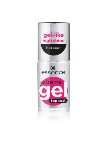 essence Extreme Gel гел топ лак за нокти цвят 01 Gloss to Glow 8 мл.