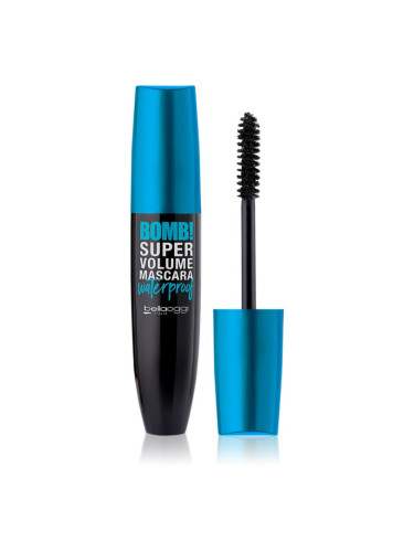 bellaoggi BOMB! Volume Mascara Waterproof водоустойчива спирала за обем цвят Black 15.5 мл.