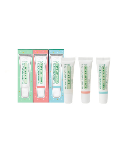 Mario Badescu Lip Balm Trio подаръчен комплект за устни