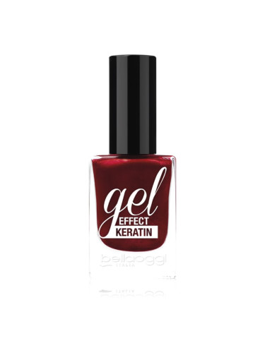 bellaoggi Gel Effect Keratin Nail Polish лак за нокти цвят Fire Red 10 мл.