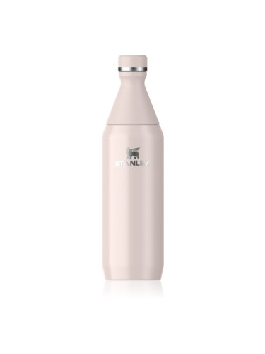 Stanley All Day Slim Bottle неръждаема бутилка за вода Rose Quartz 600 мл.