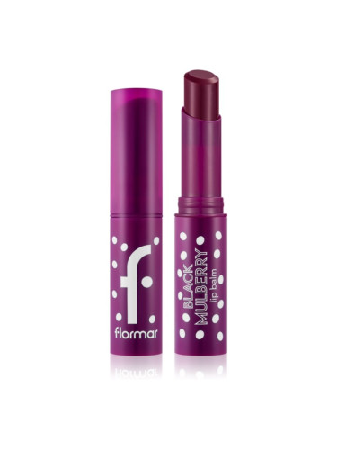 flormar Lip Balm балсам за устни с вкус цвят 002 Black Mulberry 3 гр.