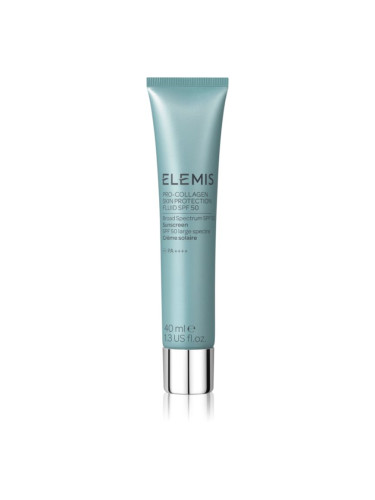 Elemis Pro-Collagen Skin Protection защитен овлажняващ флуид против стареене на кожата SPF 50 40 мл.