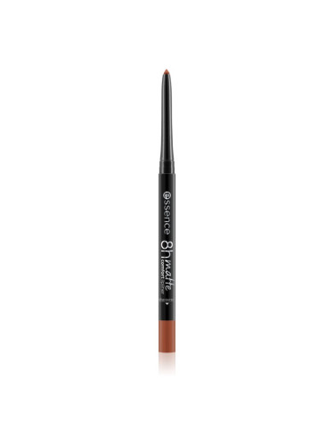 essence 8h Matte Comfort матиран молив за устни с острилка цвят 17 Must Have Brown 0,3 гр.