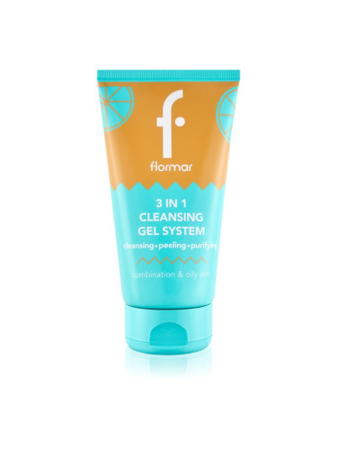 flormar Combination & Oily Skin 3in1 Cleansing Gel почистващ гел 3 в 1 за смесена и мазна кожа 150 мл.