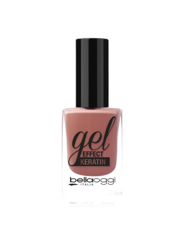 bellaoggi Gel Effect Keratin Nail Polish лак за нокти цвят Nude Petal 10 мл.